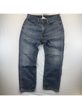 LEVI'S 505 Men's Jeans Straight Leg W34 L29 Selvedge